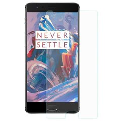 „Enkay“ Tempered Glass (частичное покрытие) защитное стекло экрана 0,26 мм - прозрачный (OnePlus 3) цена и информация | Google Pixel 3a - 3mk FlexibleGlass Lite™ защитная пленка для экрана | pigu.lt