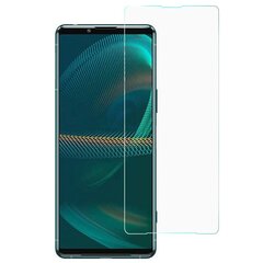 „Calans“ Tempered Glass (частичное покрытие) защитное стекло 0,3 мм – прозрачный (Xperia 5 III) цена и информация | Защитные пленки для телефонов | pigu.lt