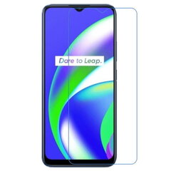 „Calans“ Tempered Glass (частичное покрытие) защитное стекло 0,3 мм – прозрачный (Realme C15) цена и информация | Защитные пленки для телефонов | pigu.lt