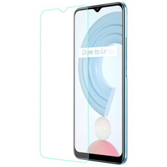 „Calans“ Tempered Glass (частичное покрытие) защитное стекло 0,3 мм – прозрачный (Realme C20 / C21) цена и информация | Защитные пленки для телефонов | pigu.lt