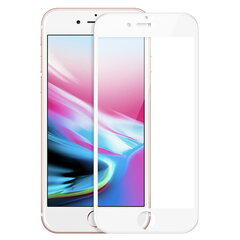 „Amorus“ Tempered Glass защитное стекло экрана 0.26 mm - белый (iPhone 7 / 8 / SE 2020 / SE 2022) цена и информация | Защитные пленки для телефонов | pigu.lt