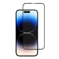 „Mocolo“ 2.5D Tempered Glass защитное стекло экрана 0.26 мм - чёрный (iPhone 15 Pro Max) цена и информация | Google Pixel 3a - 3mk FlexibleGlass Lite™ защитная пленка для экрана | pigu.lt