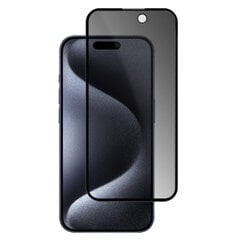 „Mocolo“ Tempered Glass чёрное защитное стекло толщиной 0,26 мм - конфиденциальность (iPhone 15 Pro) цена и информация | Защитные пленки для телефонов | pigu.lt