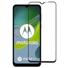 „Premium“ Tempered Glass полностью закрывающееся защитное стекло 0,2 мм - чёрный (Moto E13) цена и информация | Защитные пленки для телефонов | pigu.lt