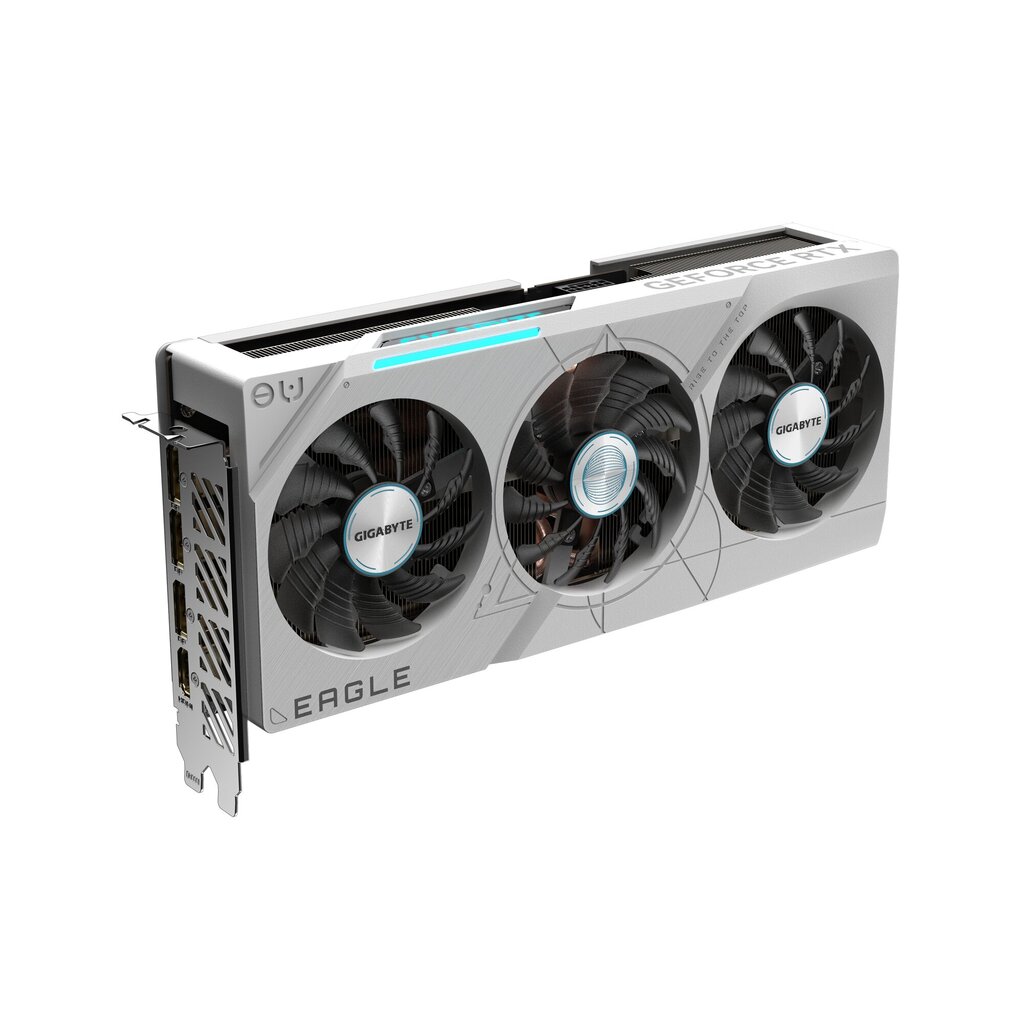 Gigabyte GeForce RTX 4070 Ti Super Eagle OC Ice (GV-N407TSEAGLEOC ICE-16GD) цена и информация | Vaizdo plokštės (GPU) | pigu.lt