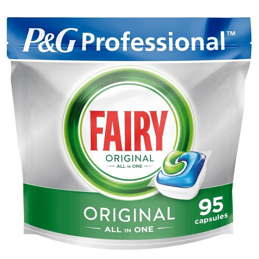 Fairy indaplovių kapsulės Professional Original, 95 vnt kaina ir informacija | Indų plovimo priemonės | pigu.lt