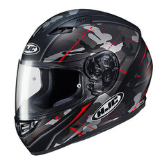 Motociklininko šalmas HJC, M dydis, juodas цена и информация | Шлемы для мотоциклистов | pigu.lt