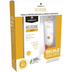 Apsaugos nuo saulės rinkinys Heliocare 360: apsauginis gelis SPF 50, 50 ml + apsauginis purškiklis SPF 50, 75 ml kaina ir informacija | Kremai nuo saulės | pigu.lt