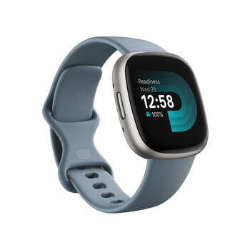 Prekė su pažeidimu.Fitbit Versa 4 Waterfall Blue/Platinum kaina ir informacija | Prekės su pažeidimu | pigu.lt