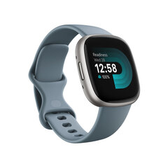 Prekė su pažeidimu.Fitbit Versa 4 Waterfall Blue/Platinum цена и информация | Товары с повреждениями | pigu.lt