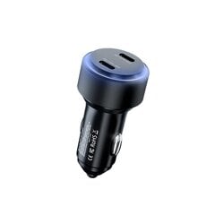 Amazing Thing Car charger Speed Pro SP66WCC - 2xType C - PD 66W black цена и информация | Зарядные устройства для телефонов | pigu.lt