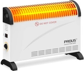 Электрический тепловентилятор Prous 2000 Вт цена и информация | Обогреватели | pigu.lt