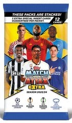 Futbolo kortelių rinkinys Topps Match Attax Extra 2023/2024, 12 vnt. kaina ir informacija | Kolekcinės kortelės | pigu.lt