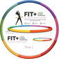 Reguliuojamas lankas 3in1 Fit+ Happy™ Fitness, 100cm, įvairių spalvų цена и информация | Gimnastikos lankai ir lazdos | pigu.lt