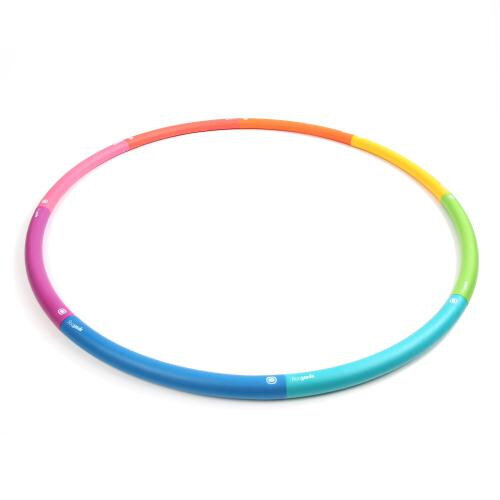 Gimnastikos lankas Fit+ Happy™ Kids Fitness Hula-Hoop, 100 cm, įvairių spalvų цена и информация | Gimnastikos lankai ir lazdos | pigu.lt