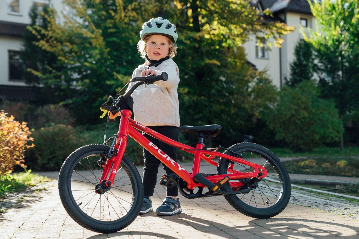 Vaikiškas dviratis Puky LS-PRO 16", raudonas цена и информация | Dviračiai | pigu.lt
