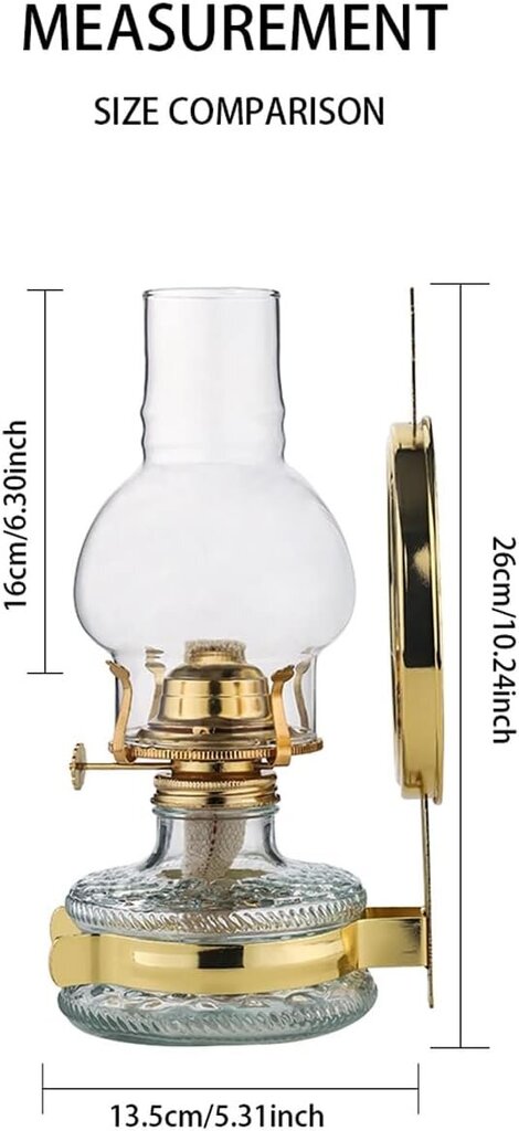 Amanigo žibalinė lempa, 1 vnt. kaina ir informacija | Žvakės, Žvakidės | pigu.lt