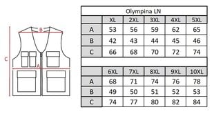 Liemenė vyrams Olympina, pilka kaina ir informacija | Vyriškos liemenės | pigu.lt