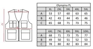 Жилет мужской Olympina PL1 big цена и информация | Мужские жилетки | pigu.lt