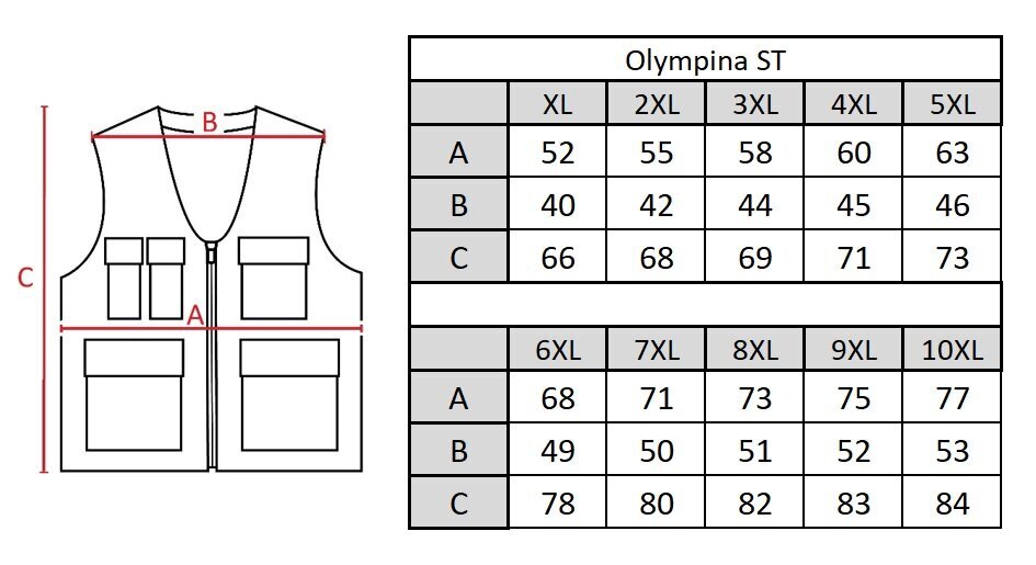 Liemenė vyrams Olympina, smėlio spalvos kaina ir informacija | Vyriškos liemenės | pigu.lt