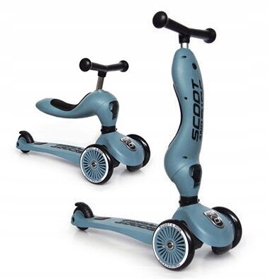 Triratis paspirtukas/balansinis dviratis Scoot and Ride LP513, mėlynas kaina ir informacija | Paspirtukai | pigu.lt