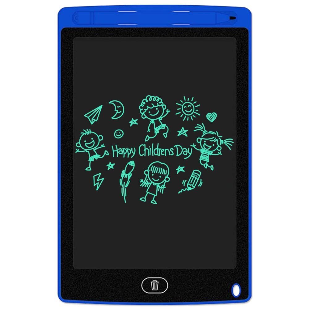 Vaikiška LCD rašymo planšetė Carbonpro, mėlyna kaina ir informacija | Lavinamieji žaislai | pigu.lt