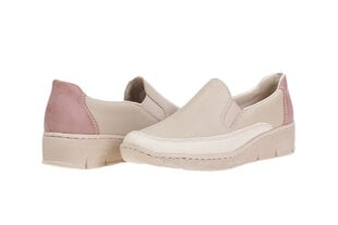 Rieker туфли для женщин 90611, песочного цвета цена и информация | Женские туфли | pigu.lt