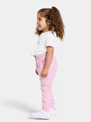 Didriksons vaikiškos sportinės kelnės CORIN, šviesiai rožinės spalvos kaina ir informacija | Kelnės mergaitėms | pigu.lt
