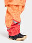 Didriksons vaikiškas guminis komplektas WATERMAN DOODLE 8, oranžinė-koralų raudona kaina ir informacija | Lietaus rūbai vaikams | pigu.lt