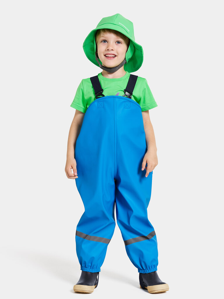 Didriksons vaikiškas guminis komplektas SLASKEMAN 2, žalia-mėlyna kaina ir informacija | Lietaus rūbai vaikams | pigu.lt