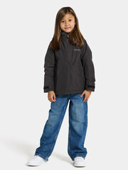 Didriksons vaikiška pavasario-rudens striukė TERA, juoda kaina ir informacija | Striukės, paltai mergaitėms | pigu.lt