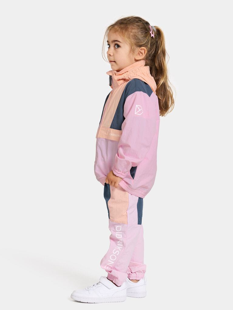 Didriksons vaikiška pavasario-rudens striukė NYPON, šviesiai rožinė kaina ir informacija | Striukės, paltai mergaitėms | pigu.lt