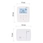 Bevielis programuojamas termostatas P5611OT su OpenTherm ryšiu цена и информация | Laikmačiai, termostatai | pigu.lt