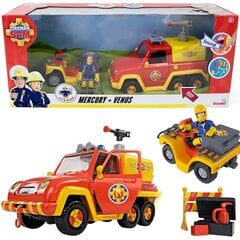 Gaisrinės automobilis su priedais Simba Fireman Sam Mercury & Venus Fire Vehicles цена и информация | Игрушки для мальчиков | pigu.lt