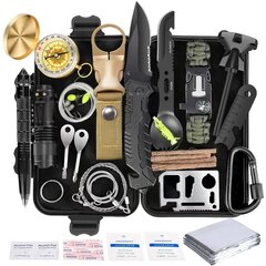 Išgyvenimo daugiafunkcinis rinkinys Mega Survival Kit 35in1, 7.5cm kaina ir informacija | Kitas turistinis inventorius | pigu.lt