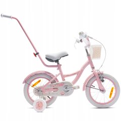 Vaikiškas dviratis Sun Baby Flower 14", rožinis kaina ir informacija | Dviračiai | pigu.lt