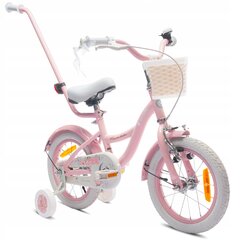 Vaikiškas dviratis Sun Baby Flower 14", rožinis kaina ir informacija | Dviračiai | pigu.lt