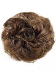 Резинка-шиньон для наращивания волос  из натуральных волос,  каштан цена и информация | Аксессуары для волос | pigu.lt