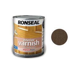 Greitai džiūstantis lakas Ronseal, Riešutas, 0,75L kaina ir informacija | Lakai, skiedikliai | pigu.lt