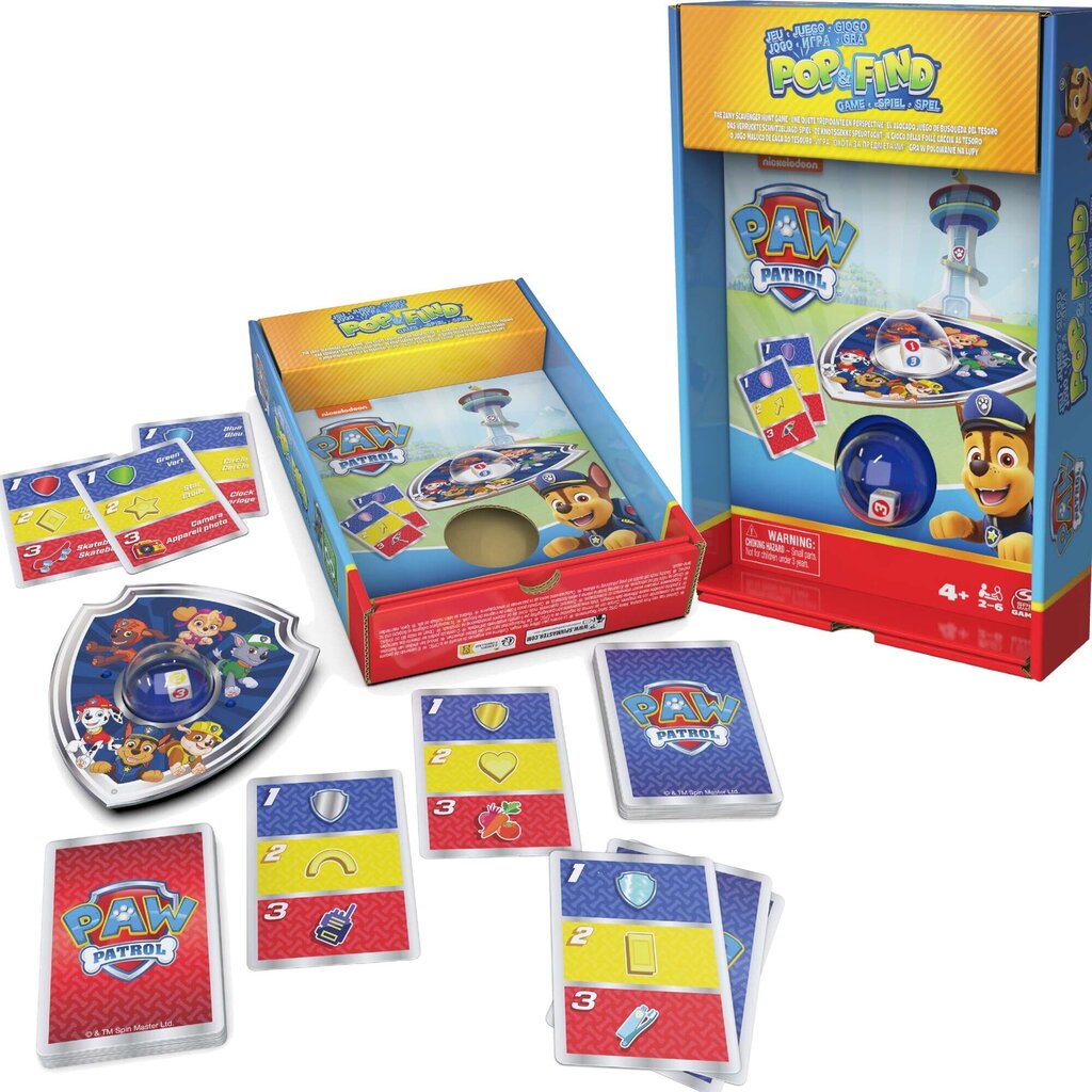 Stalo žaidimas Spin Master Paw Patrol Pop & Find kaina ir informacija | Stalo žaidimai, galvosūkiai | pigu.lt