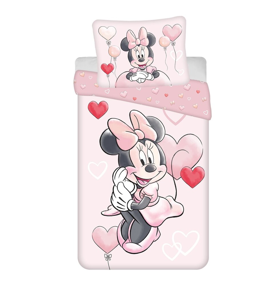 Disney vaikiškas patalynės komplektas Minnie Mouse, 140x200, 2 dalių цена и информация | Patalynė kūdikiams, vaikams | pigu.lt