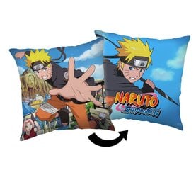 Vaikiška dvipusė dekoratyvinė pagalvėlė Naruto, 40x40 cm kaina ir informacija | Dekoratyvinės pagalvėlės ir užvalkalai | pigu.lt