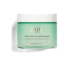 Пэды для лица с успокаивающим действием d`Alba Daily Mild Cica Calming Pad 50tk/165ml цена и информация | Средства для очищения лица | pigu.lt