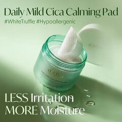 Пэды для лица с успокаивающим действием d`Alba Daily Mild Cica Calming Pad 50tk/165ml цена и информация | Средства для очищения лица | pigu.lt