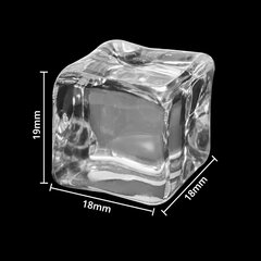 Прозрачные акриловые кубики льда для декора, 20 шт. цена и информация | Праздничные декорации | pigu.lt