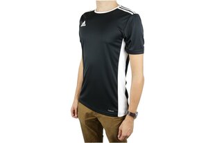 Adidas sportiniai marškinėliai berniukams Entrada 18 CF1035, juodi цена и информация | Рубашки для мальчиков | pigu.lt