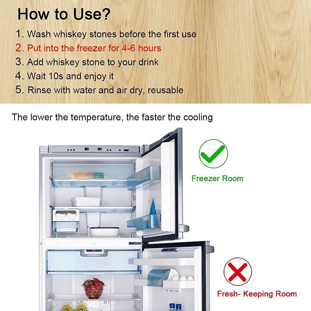 Carbonpro metaliniai ledo kubeliai, 8 vnt kaina ir informacija | Virtuvės įrankiai | pigu.lt