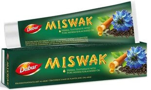 Dantų pasta su juodgrūde Dabur Miswak,100 ml kaina ir informacija | Dantų šepetėliai, pastos | pigu.lt