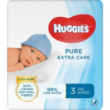 Drėgnos servetėlės Huggies Pure Extra Care, 168 vnt. kaina ir informacija | Drėgnos servetėlės, paklotai | pigu.lt