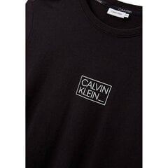 Calvin Klein marškinėliai vyrams 8719854483366, juodi цена и информация | Мужские футболки | pigu.lt